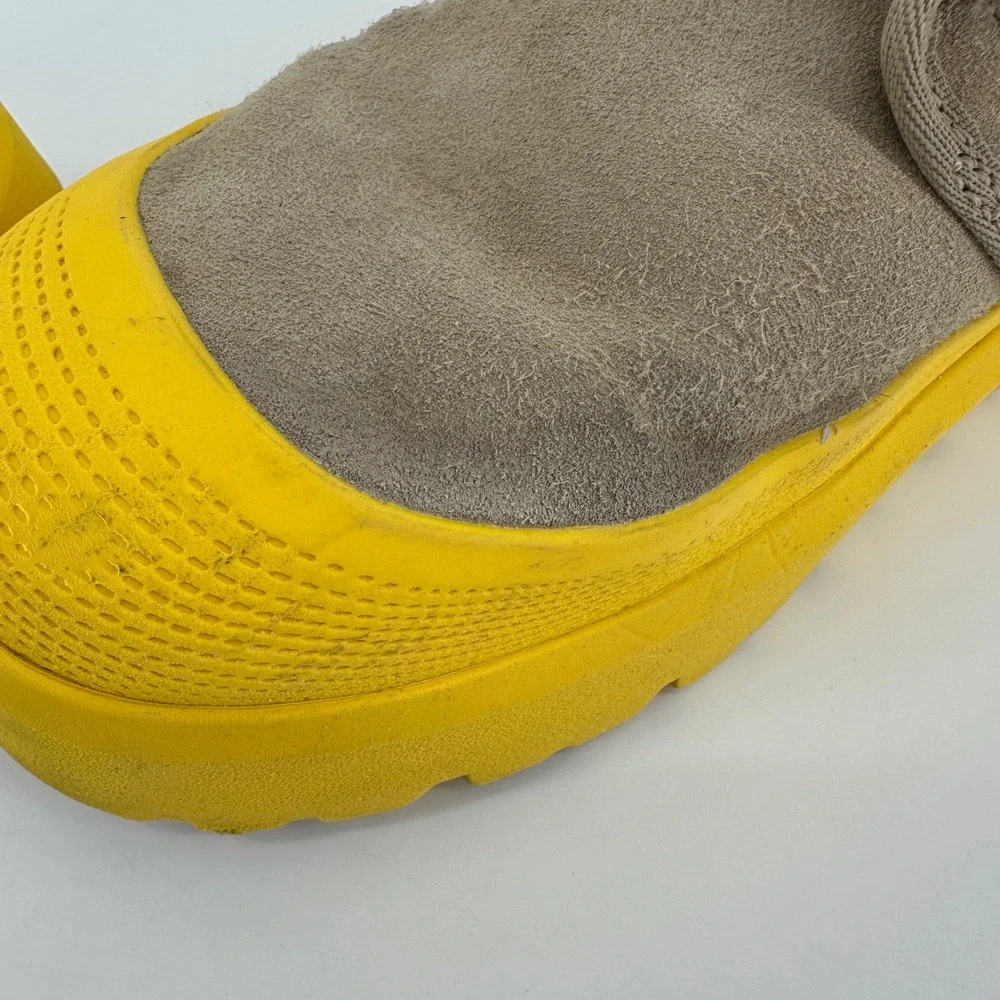 UGG Classic Mini Urban Tech Waterproof Boots Dune Canary Yellow Men 1112451 S 10